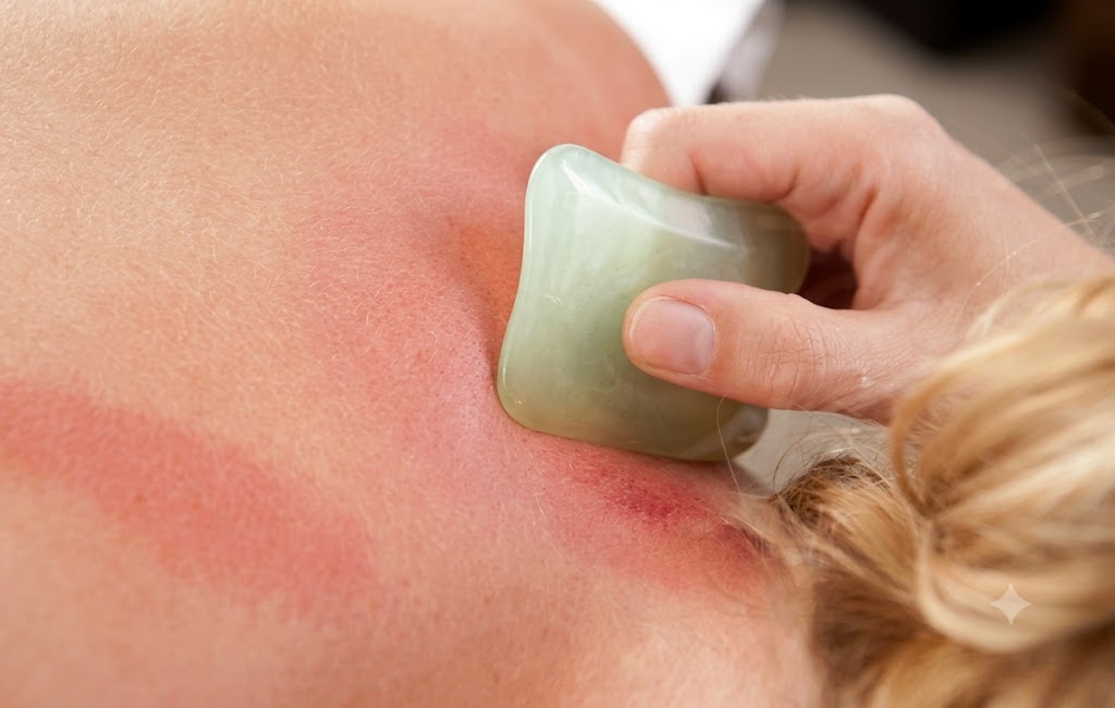 Gua sha — plaque de jade